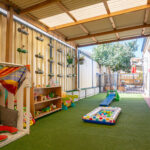 Undercover play area with ball pit and other toys at Westminster Early Learning Centre