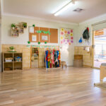 Childrens play room with toys and furniture at Westminster Early Learning Centre