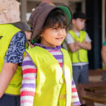 Children gathering for the go-kart activity during Mercy OSHC School Holiday Program