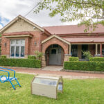 Outside area with play equipment at Yappara House Early Learning Centre