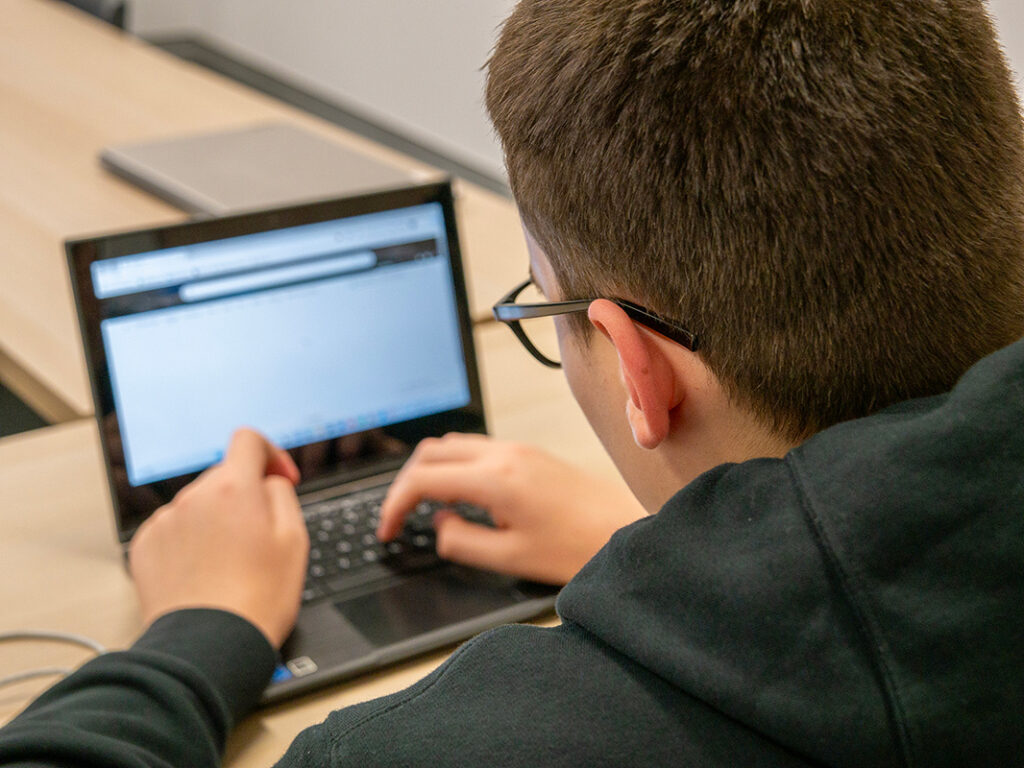 Becoming a confident young man.